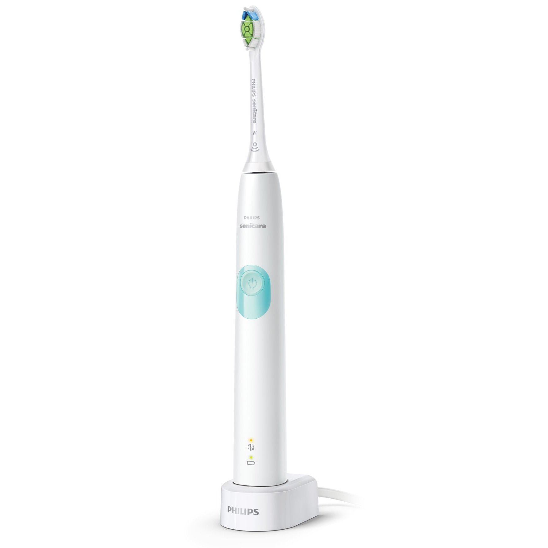 Philips Sonicare 4300 White, Protective Clean Ηλεκτρική Οδοντόβουρτσα σε Λευκό Χρώμα για Καλύτερο Καθαρισμό & πιο Λευκά Δόντια 1 Τεμάχιο