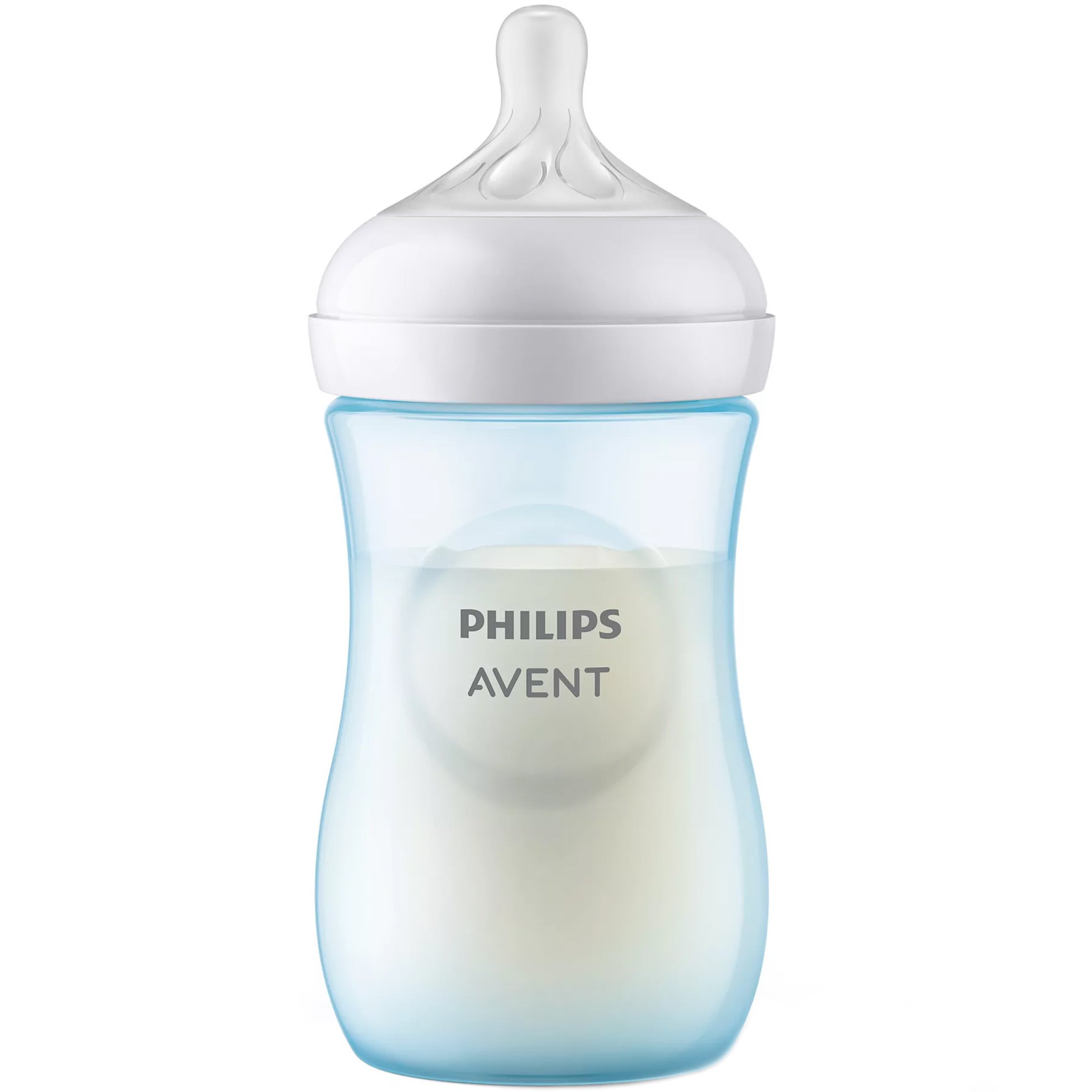 Philips Avent Philips Avent Natural Response Bottle 1m+ Μπιμπερό Πολυπροπυλενίου με Θηλή Σιλικόνης Ροής 3 Οπών 260ml, Κωδ SCY903/21 - Μπλε