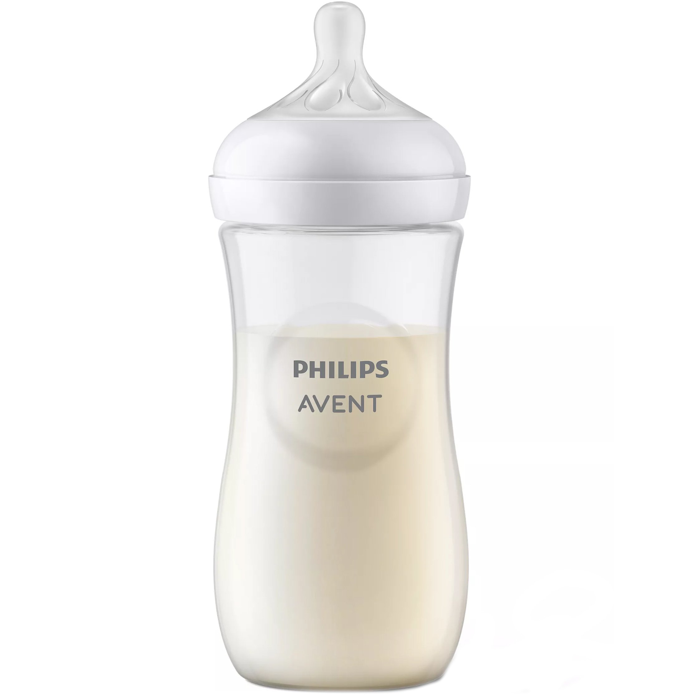 Philips Avent Natural Response Bottle 3m+ Μπιμπερό Πολυπροπυλενίου με Θηλή Σιλικόνης Ροής 4 Οπών 330ml, Κωδ SCY906/01