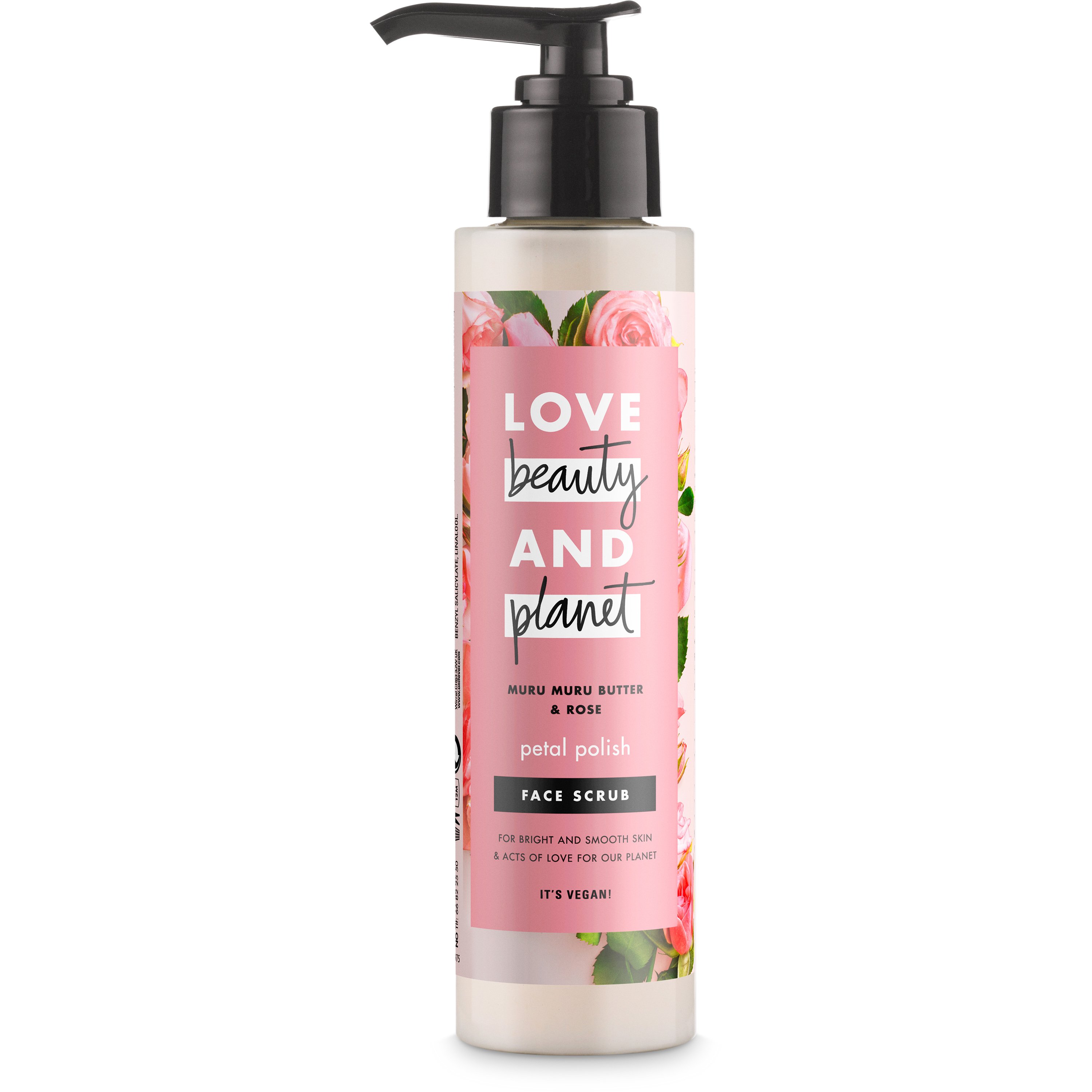 Love Beauty & Planet Muru Muru Butter & Rose Face Scrub Απολέπιση Προσώπου για Λαμπερή & Απαλή Επιδερμίδα 125ml