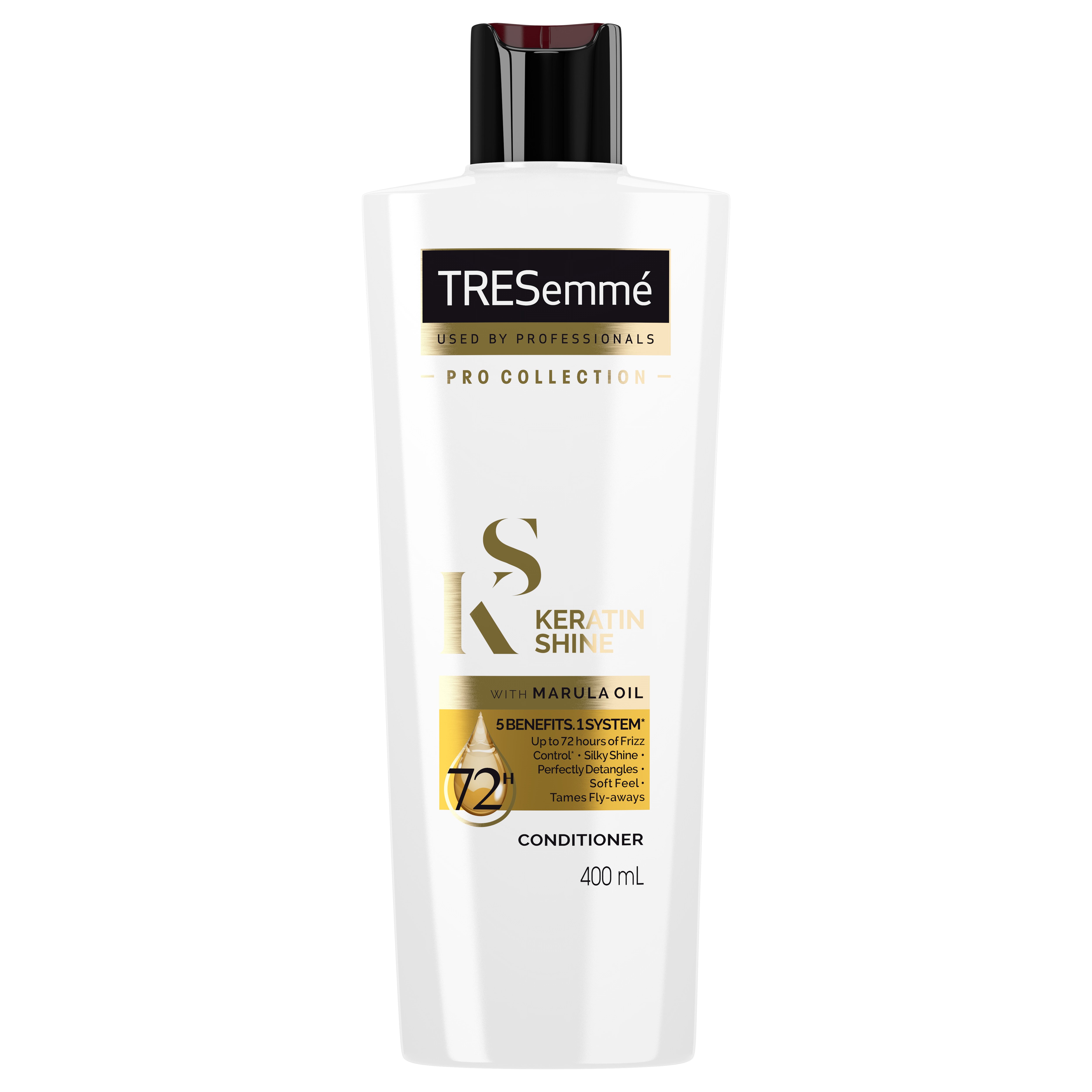 TRESemme Keratin Shine Conditioner Κρέμα Μαλλιών με Έλαιο Κερατίνης για Απαλά,Λαμπερά,Λεία Μαλλιά που δεν Φριζάρουν 400ml