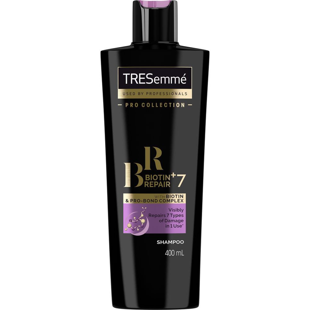 TRESemme Biotin+Repair 7 Shampoo Προστατευτικό Σαμπουάν Κατά της Θερμότητας, Αναδομεί τα Ταλαιπωρημένα Μαλλιά 400ml