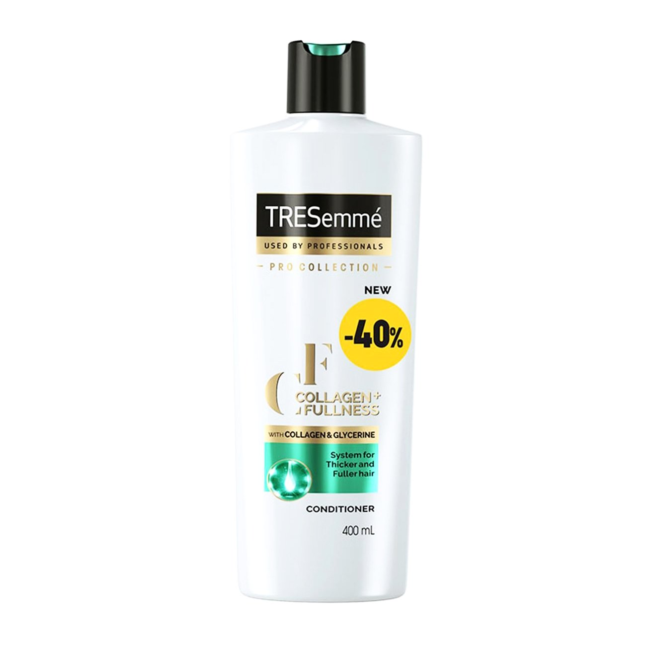 TRESemme Conditioner Collagen & Fullness Προσφέρει Όγκο σε Κάθε Τρίχα και Βοηθάει να Δείχνουν τα Μαλλιά πιο Πλούσια -40% 400ml