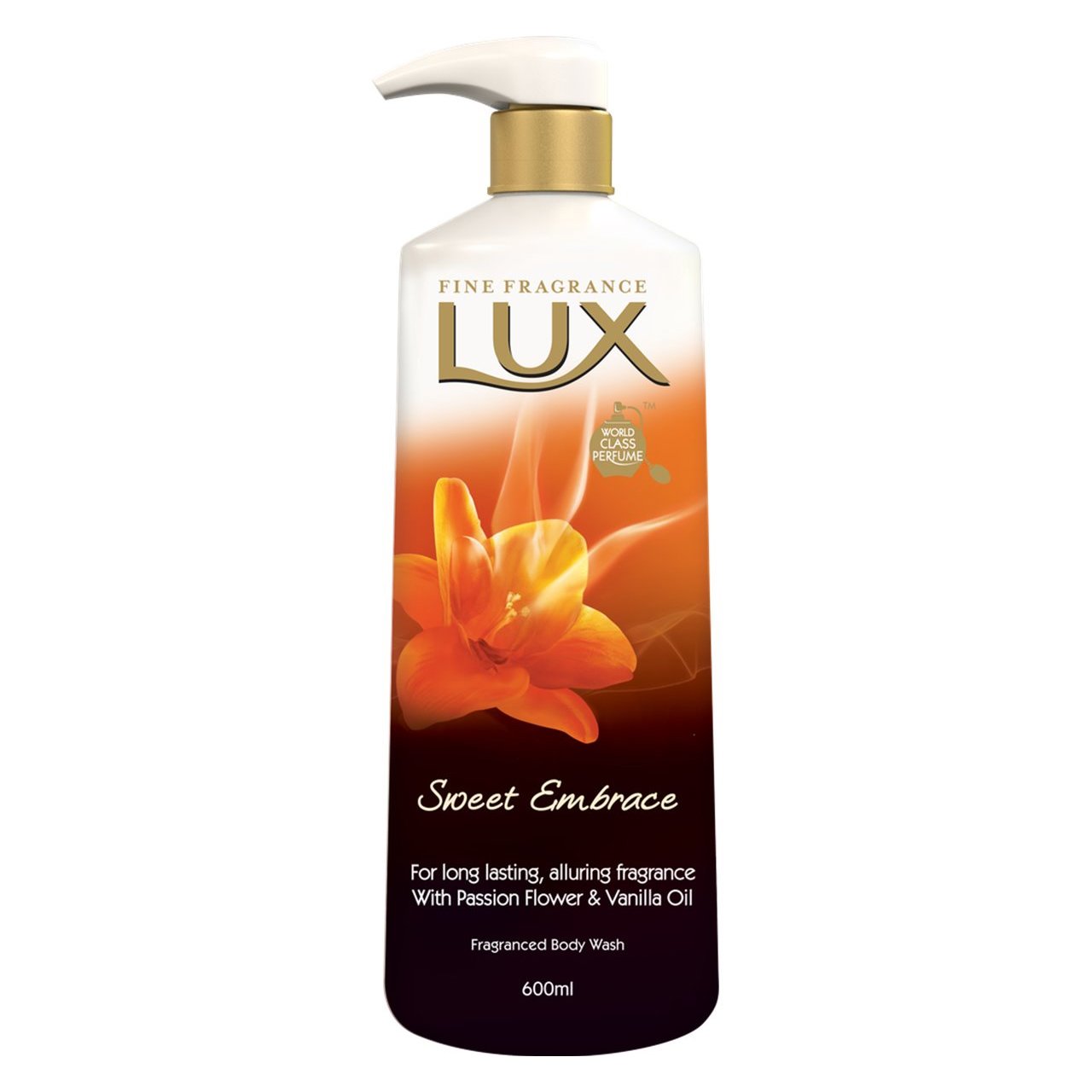 Lux Sweet Embrace Fragranced Body Wash Αφρόλουτρο με Δελεαστικό Άρωμα που Διαρκεί 600ml Promo -40%