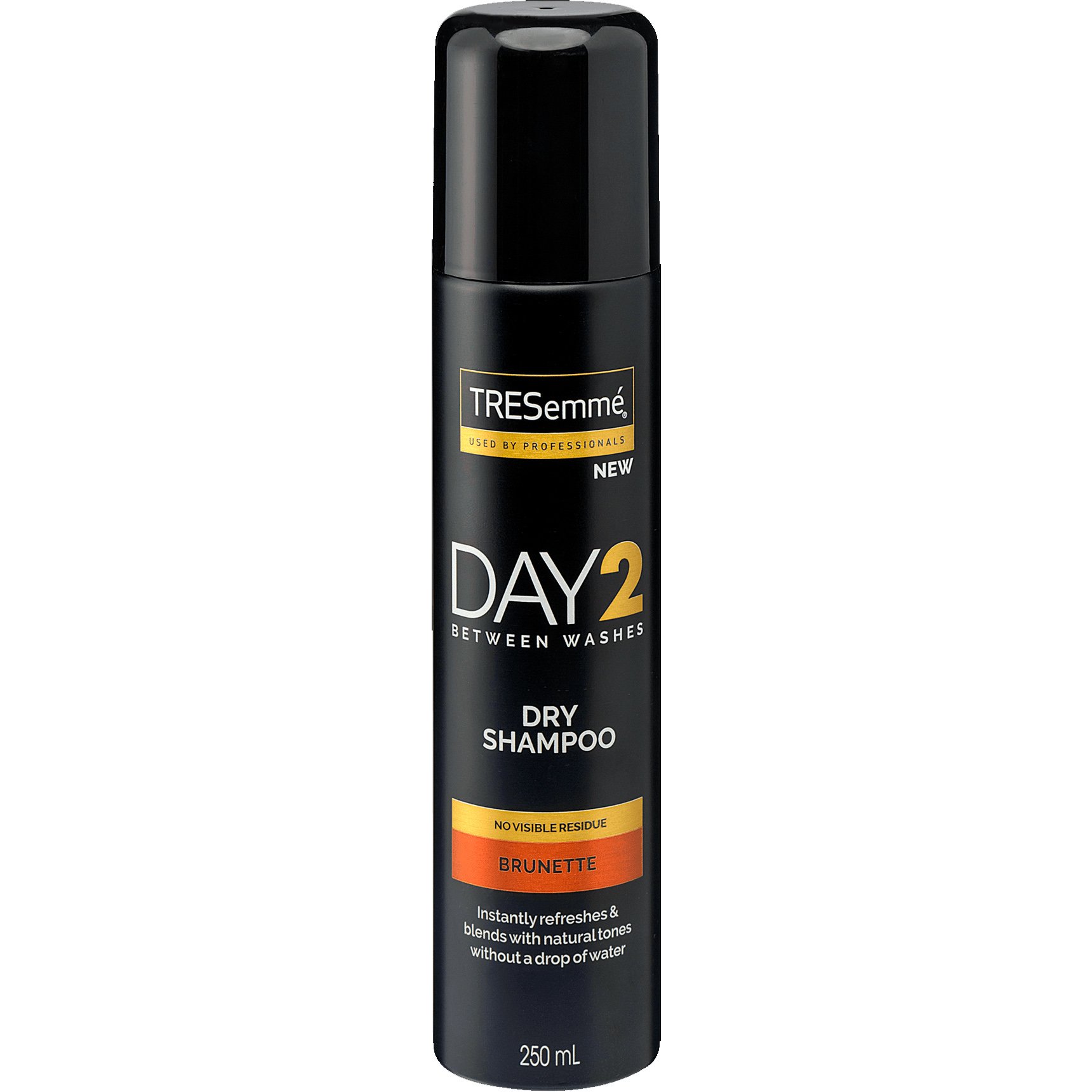 TRESemme Day 2 Dry Shampoo For Brown Hair Ξηρό Σαμπουάν Φρεσκαρίσματος για Μέτρια Έως Σκούρα Καστανά Μαλλιά 250ml