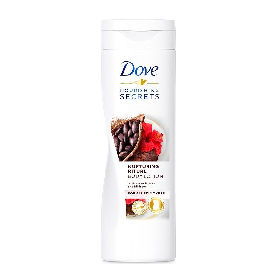 Dove Nourishing Secrets Nurturing Ritual Body Lotion With Ccao Butter and Hibiscus Πλούσια Ενυδατική Κρέμα 250ml