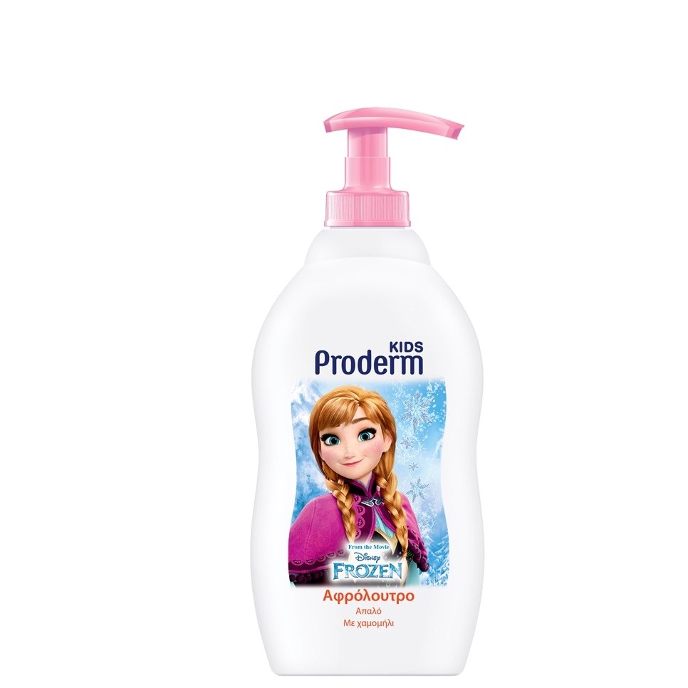 Proderm Frozen Kids Αφρόλουτρο για Κορίτσια Με Εκχύλισμα Χαμομηλιού 400ml