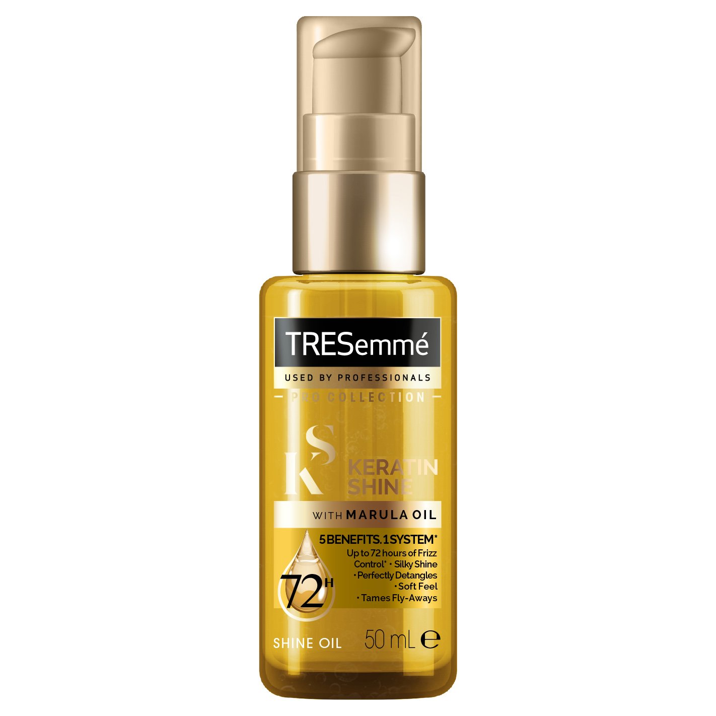 TRESemme Keratin Shine With Marula Oil Έλαιο Κερατίνης για Απαλά & Λαμπερά Μαλλιά & Έλεγχο του Φριζαρίσματος 50ml