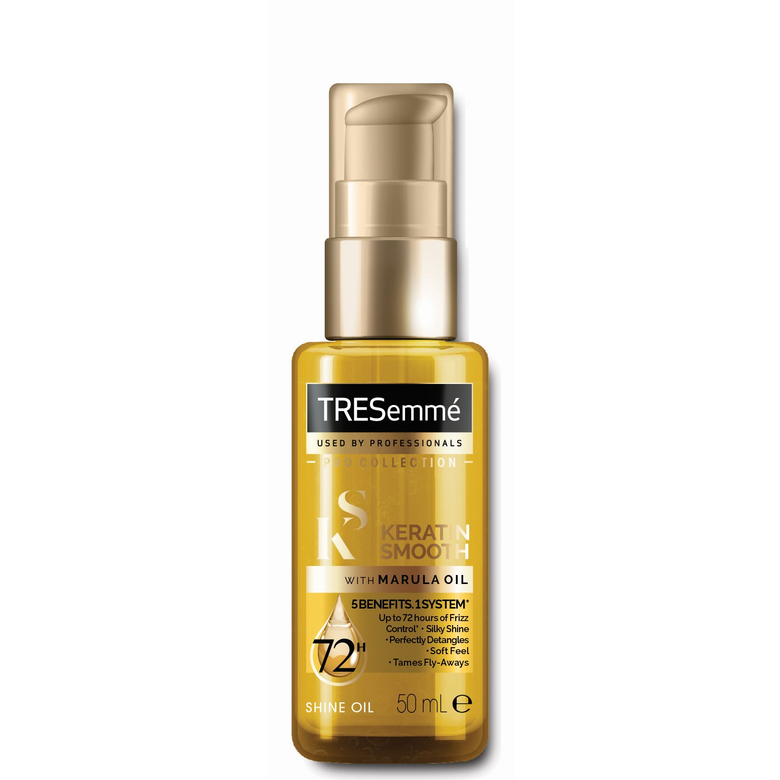 TRESemme Keratin Smooth With Marula Oil Λάδι Λάμψης με Κερατίνη, για Απαλά & Λαμπερά Μαλλιά & Έλεγχο του Φριζαρίσματος 50ml