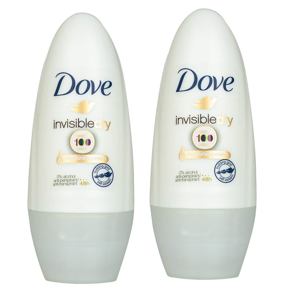 Dove Πακέτο Προσφοράς Αποσμητικό Roll on Invisible 2 x 50ml