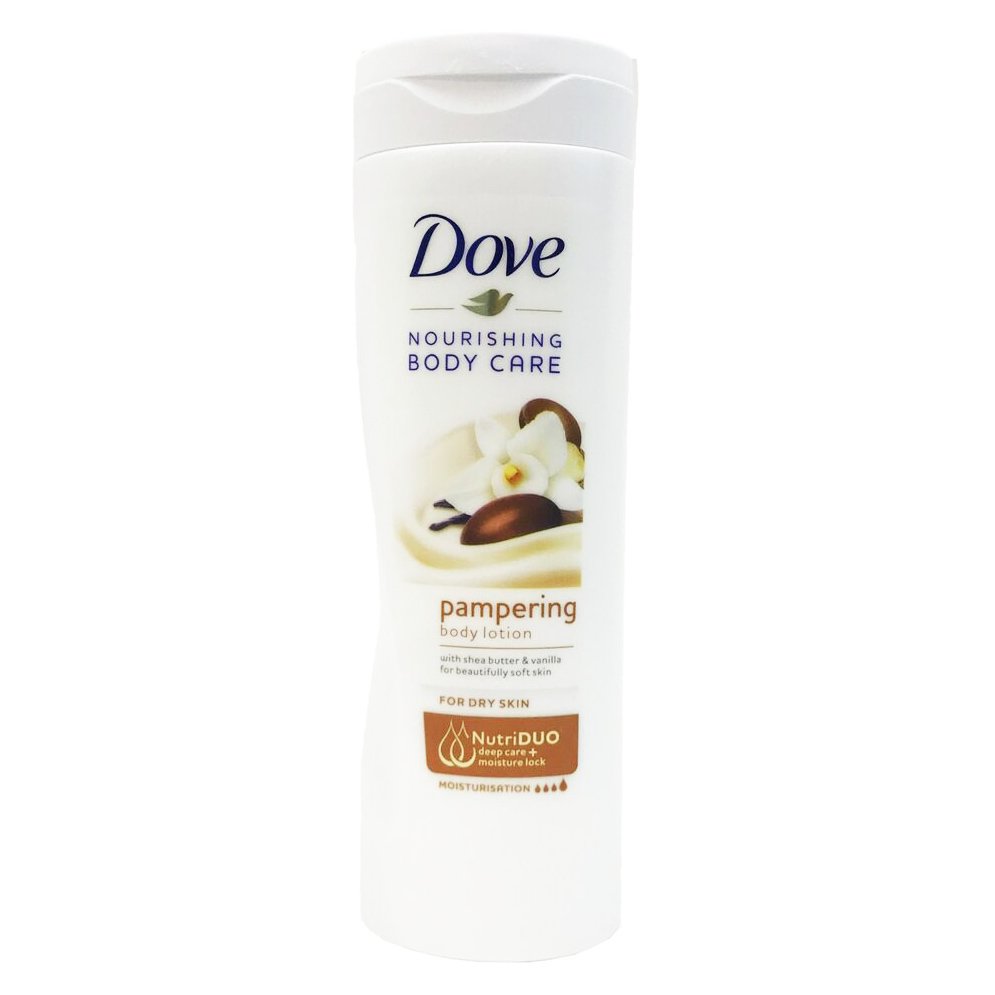 Dove Purely Pampering Shea Butter & Vanilla Body Lotion Πλούσιο Ενυδατικό Γαλάκτωμα Σώματος που Θρέφει την Ξηρή Επιδερμίδα 250ml