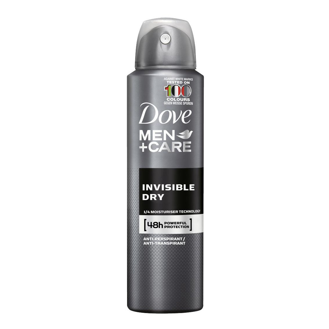 Dove Deo Spray Men Care Invisible Dry Ανδρικό Αποσμητικό για Δυνατή Προστασία Κατά του Ιδρώτα & των Λευκών Σημαδιών 150ml