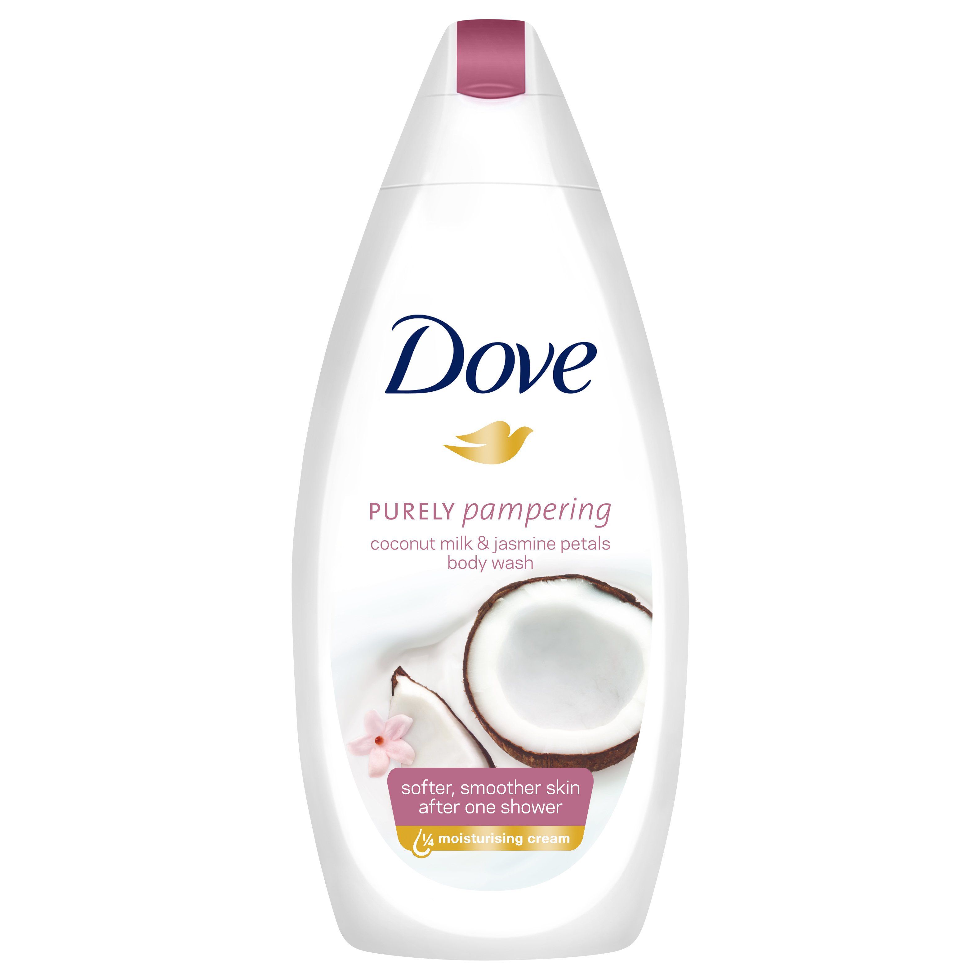 Dove Coconut Milk & Jasmine Petals Body Wash Ενυδατικό Αφρόλουτρο για Απαλή & Βελούδινη Επιδερμίδα από το Πρώτο Ντους 750ml