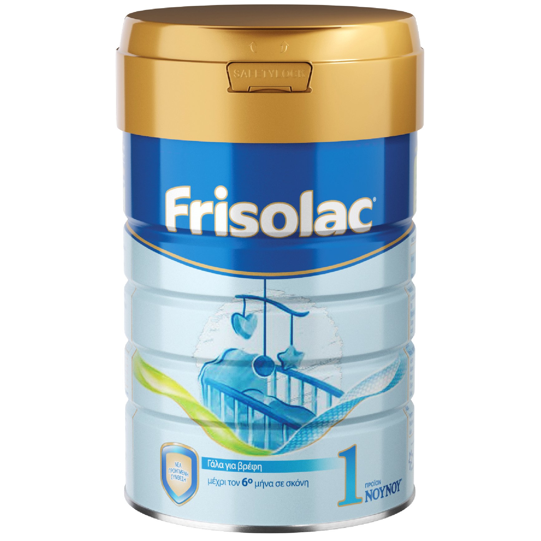 Nounou Frisolac Νο1 Γάλα για Βρέφη Μέχρι τον 6 Μήνα σε Σκόνη 400gr