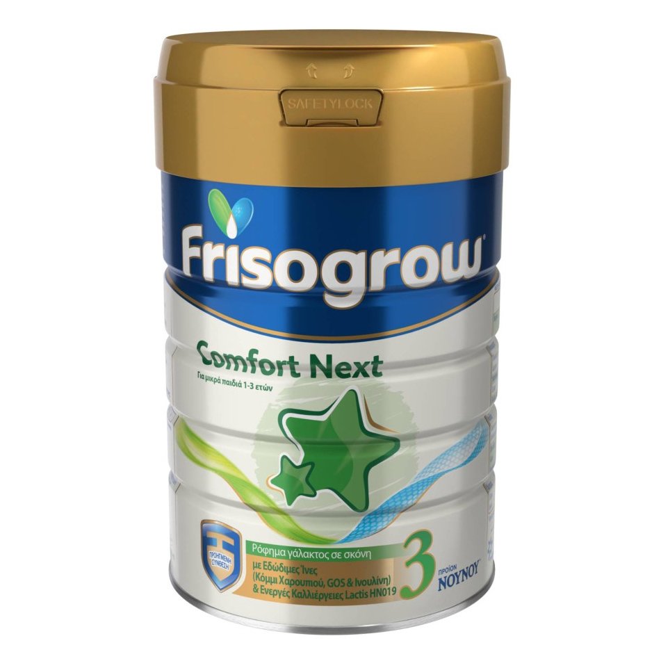Nounou Frisogrow Comfort Next 3 Ρόφημα Γάλακτος σε Σκόνη με Εδώδιμες Ίνες, για Μικρά Παιδιά 1 έως 3 Ετών 400gr 42426