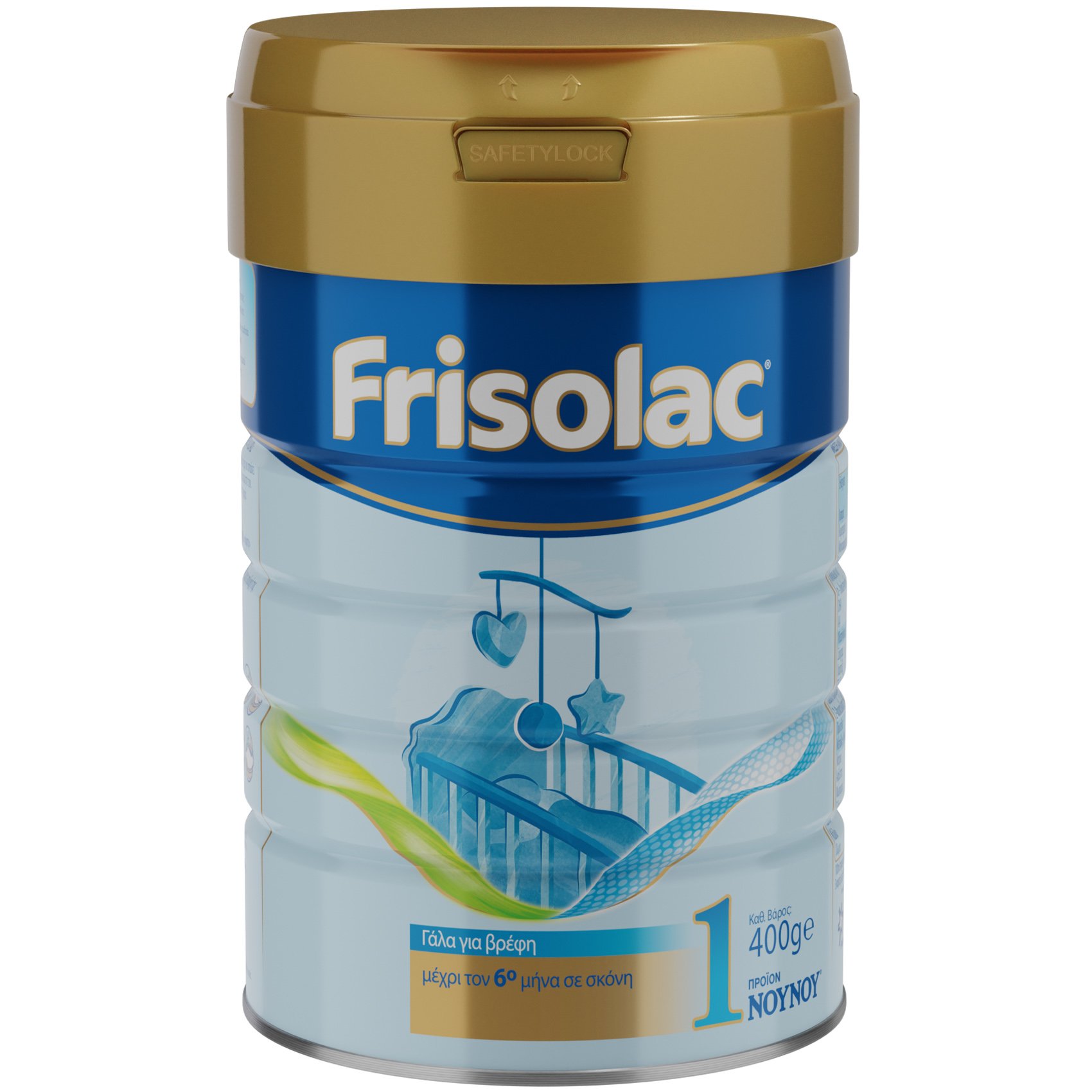 Nounou Frisolac 1 Γάλα σε Σκόνη για Βρέφη Μέχρι τον 6ο Μήνα 400gr