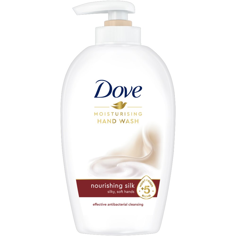Dove Nourishing Silk Moisturising Hand Wash Υγρό Κρεμοσάπουνο που Θρέφει την Επιδερμίδα των Χεριών με με Άρωμα Μπλε Ορχιδέας με Αντλία 250ml