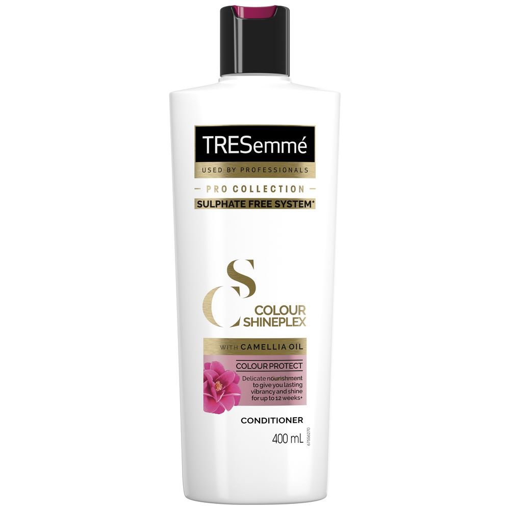 TRESemme Colour Shineplex Conditioner Κρέμα Μαλλιών με Έλαιο Καμέλιας, Προστασία Χρώματος στα Βαμμένα Μαλλιά που Διαρκεί 400ml