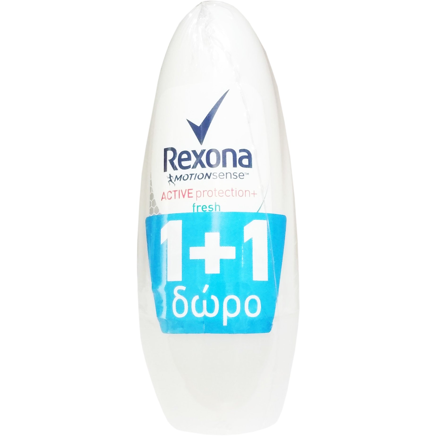 Rexona Πακέτο Προσφοράς Active Protection+ Fresh Roll On Αποσμητικό για Αίσθηση Φρεσκάδας 2x50ml 1+1 Δώρο