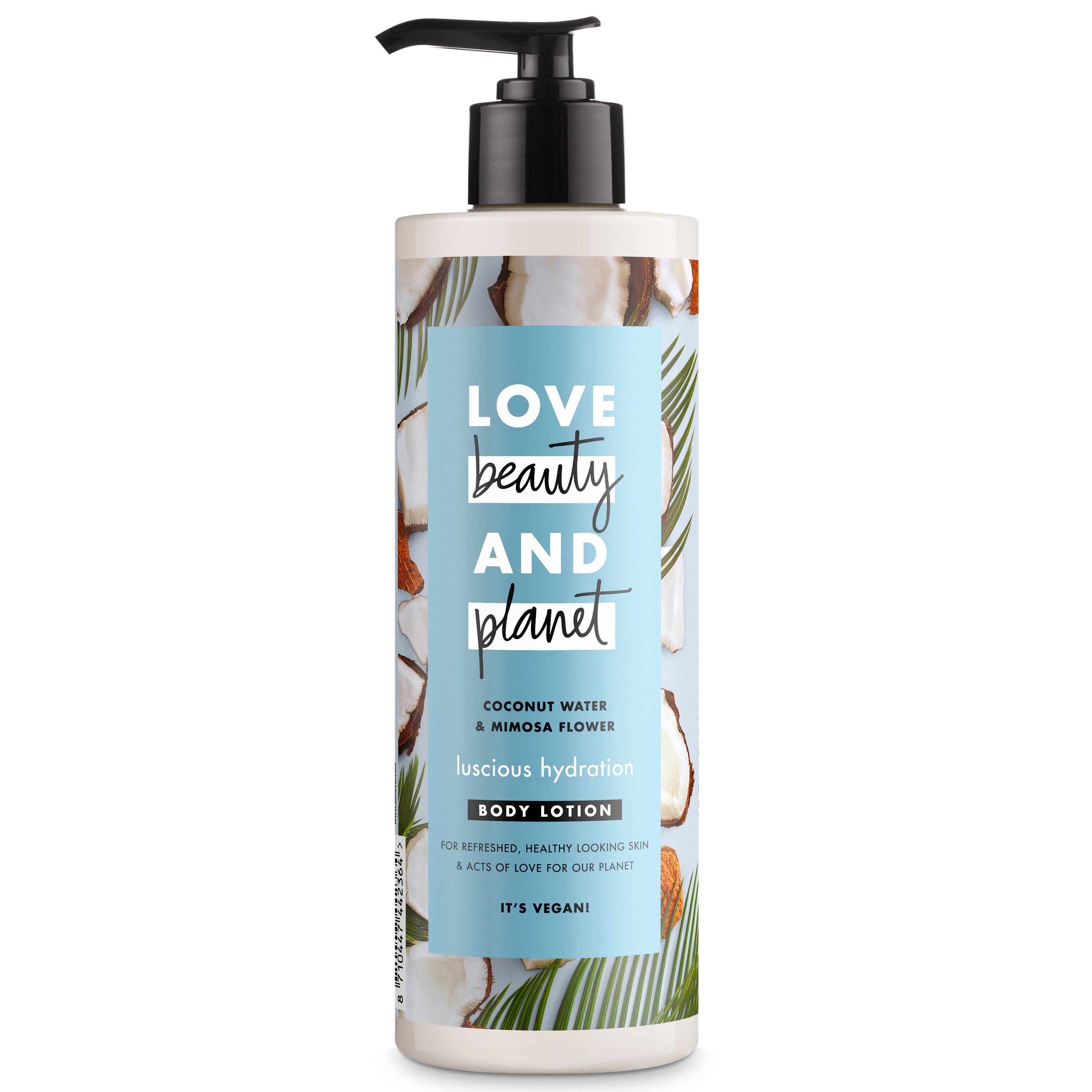 Love Beauty & Planet Coconut Water & Mimosa Flower Body Lotion Ενυδατικό Γαλάκτωμα Σώματος με Νερό Καρύδας & Άνθη Μιμόζας 400ml