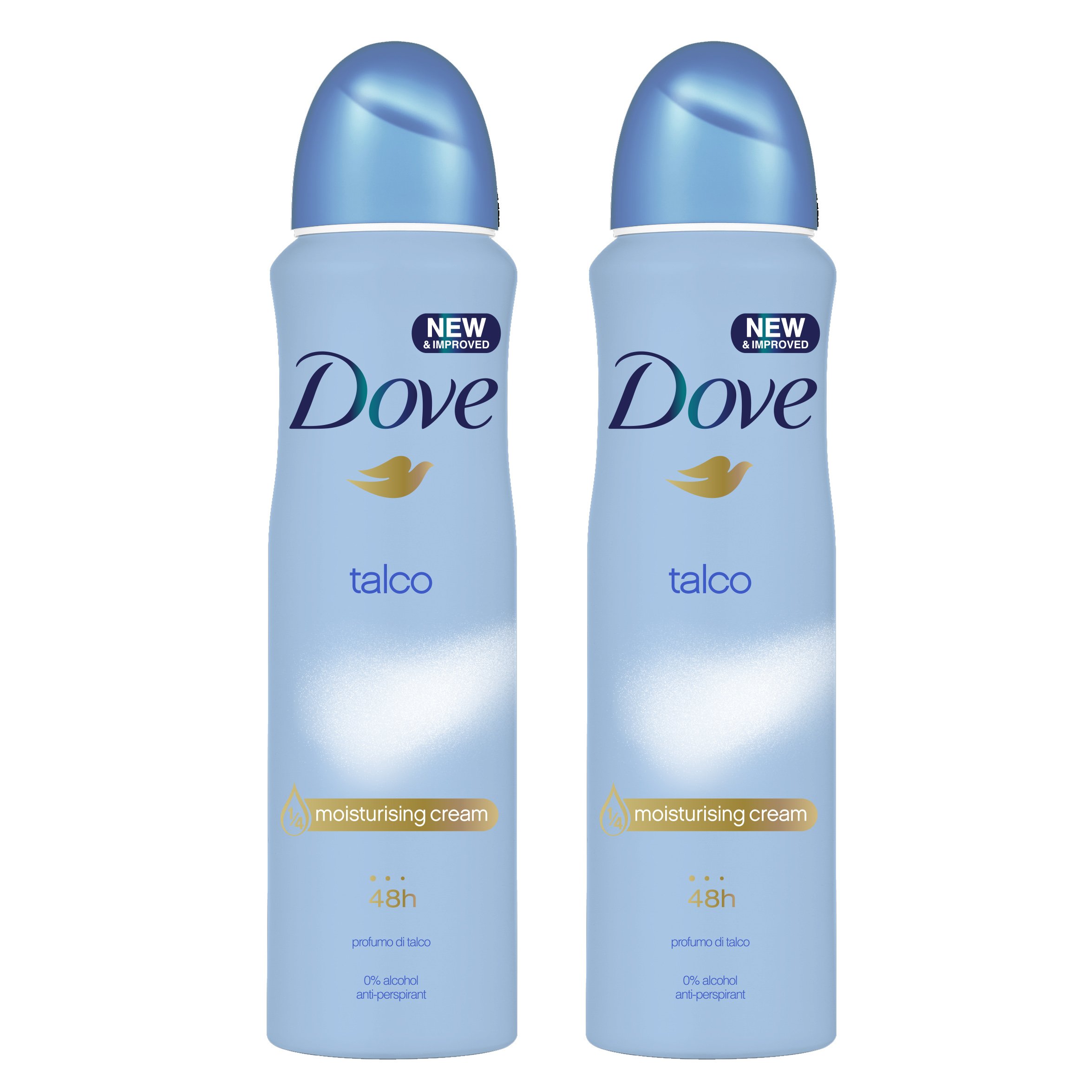 Dove Πακέτο Προσφοράς Αποσμητικό Spray Talco 2 x150ml
