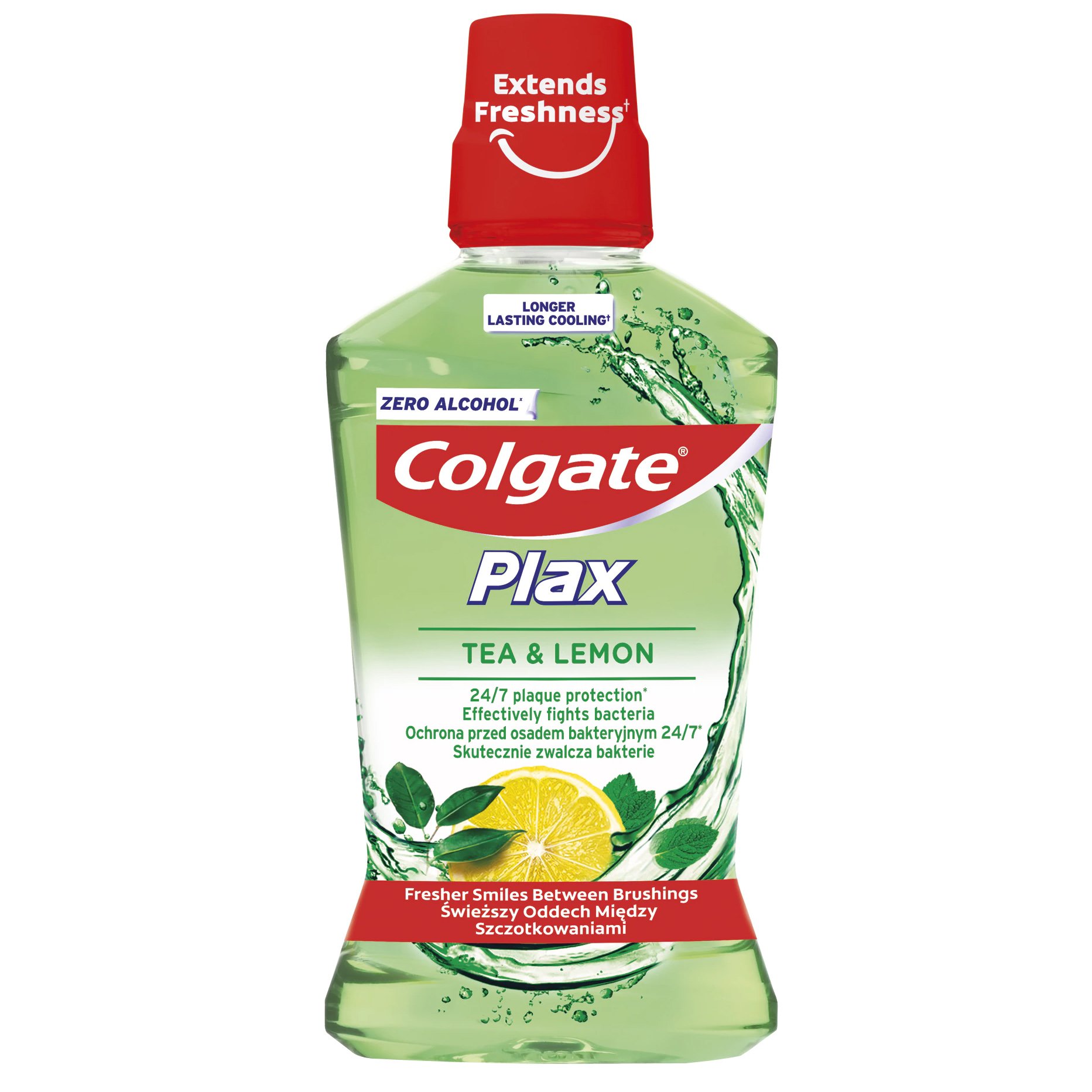 Colgate Plax Tea & Lemon Plaque Protection Στοματικό Διάλυμα για Προστασία Από Πλάκα, Βακτήρια & για Δροσερή Αναπνοή 500ml