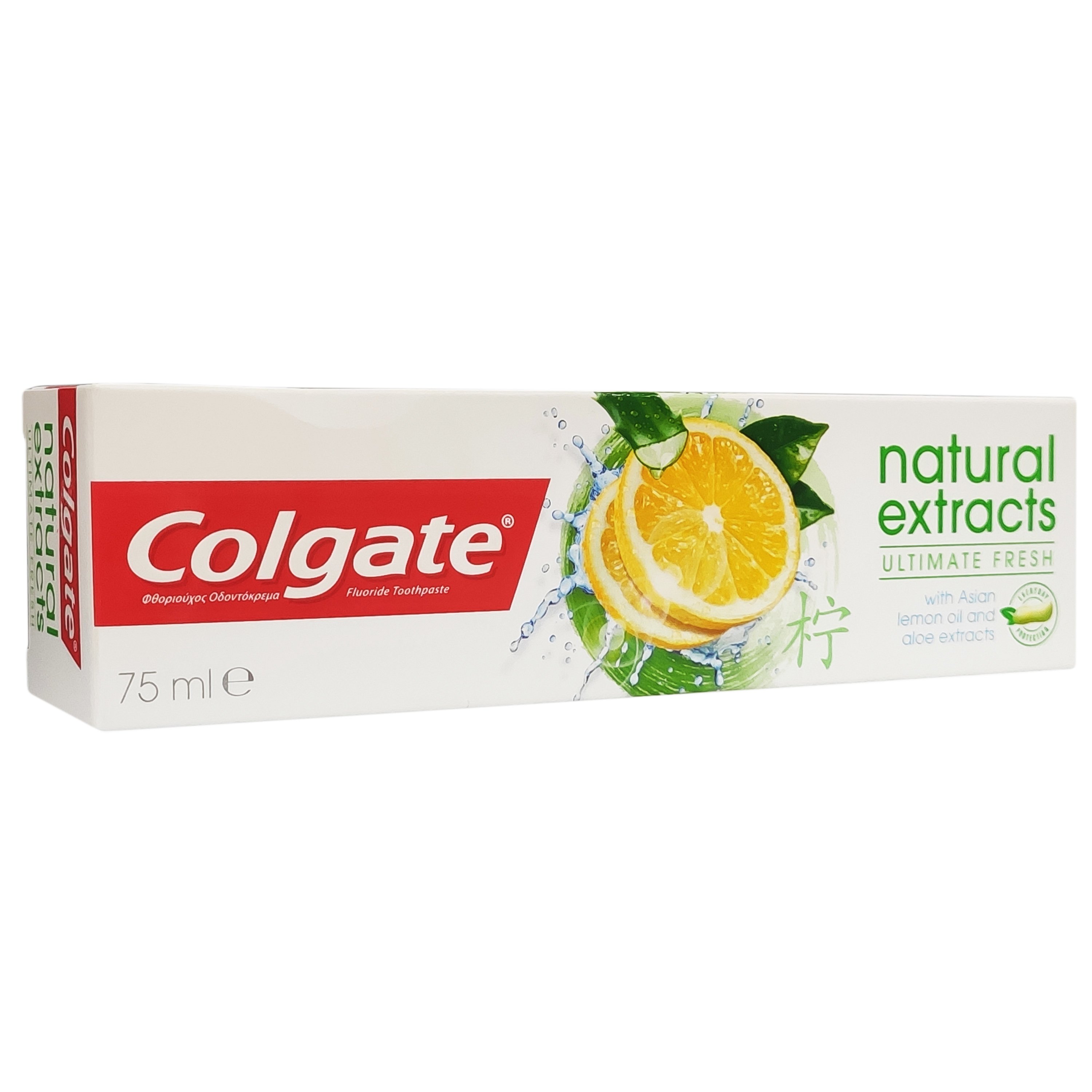 Colgate Natural Extracts Ultimate Fresh Λευκαντική Οδοντόκρεμα με Άρωμα Λεμονιού & Εκχυλίσματα Αλόης για Δροσερή Αναπνοή 75ml
