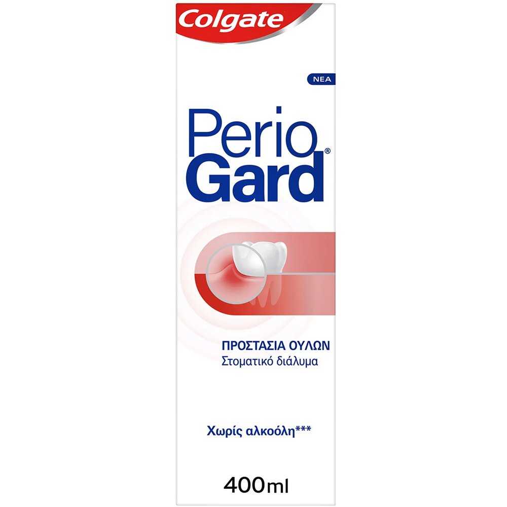 Colgate Periogard Gum Prtotect Στοματικό Διάλυμα Χωρίς Αλκοόλη για Προστασία Ενάντια στα Ερεθισμένα Ούλα 400ml