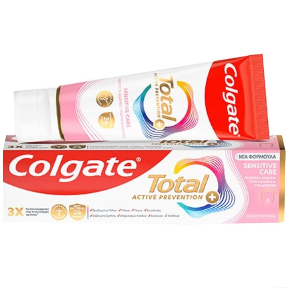 Colgate Colgate Total Active Prevention Sensitive Care Οδοντόκρεμα για Προστασία Ενάντια στην Ευαισθησία των Δοντιών 75ml