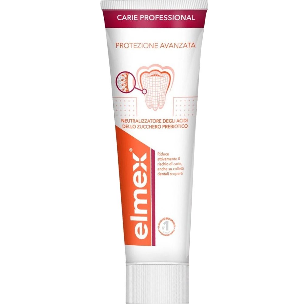 Elmex Elmex Caries Professional Toothpaste Οδοντόκρεμα για Ολοκληρωμένη Προστασία & Πρόληψη Κατά της Τερηδόνας με Δροσερή Γεύση 75ml