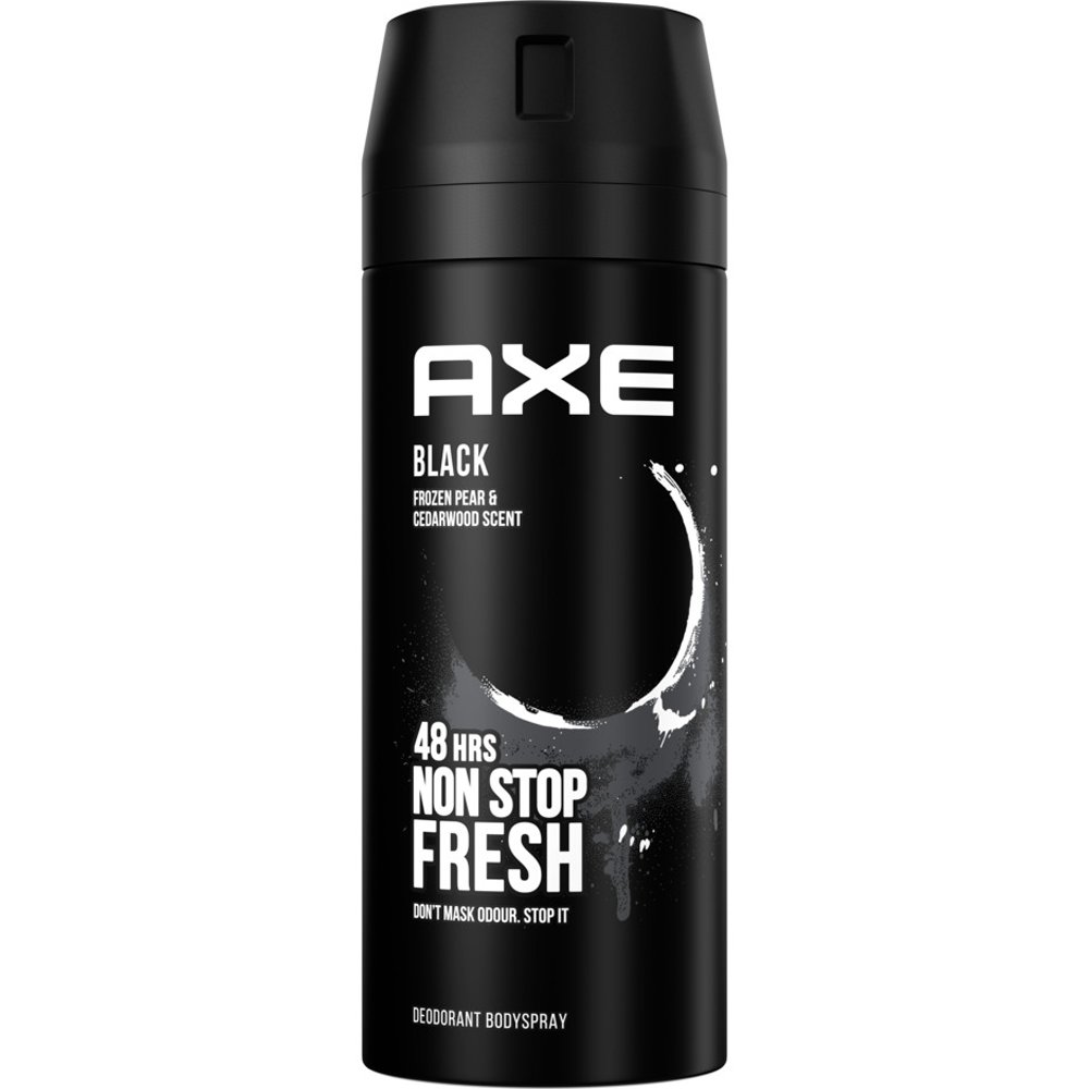 Axe Black Deodorant Body Spray Ανδρικό Αποσμητικό Spray για 48ωρη Προστασία με Φρέσκο Άρωμα Φρούτων & Κέδρου 150ml
