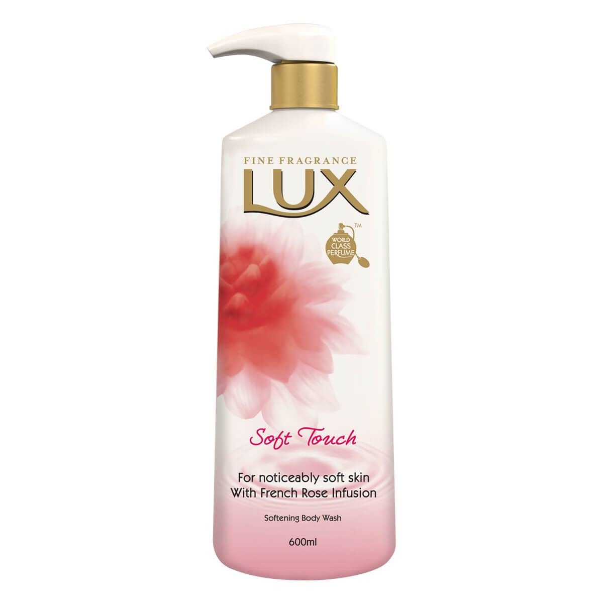 Lux Soft Touch Body Wash Ενυδατικό Αφρόλουτρο για Απαλή Επιδερμίδα & Διακριτικό Άρωμα 600ml