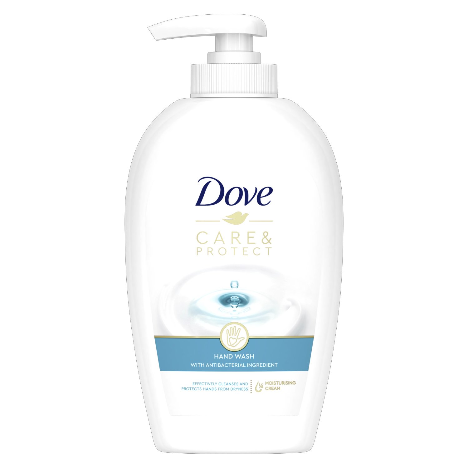 Dove Care & Protect Hand Wash Refill Ενυδατικό Υγρό Σαπούνι Χεριών με Αντιβακτηριακό Συστατικό 250ml