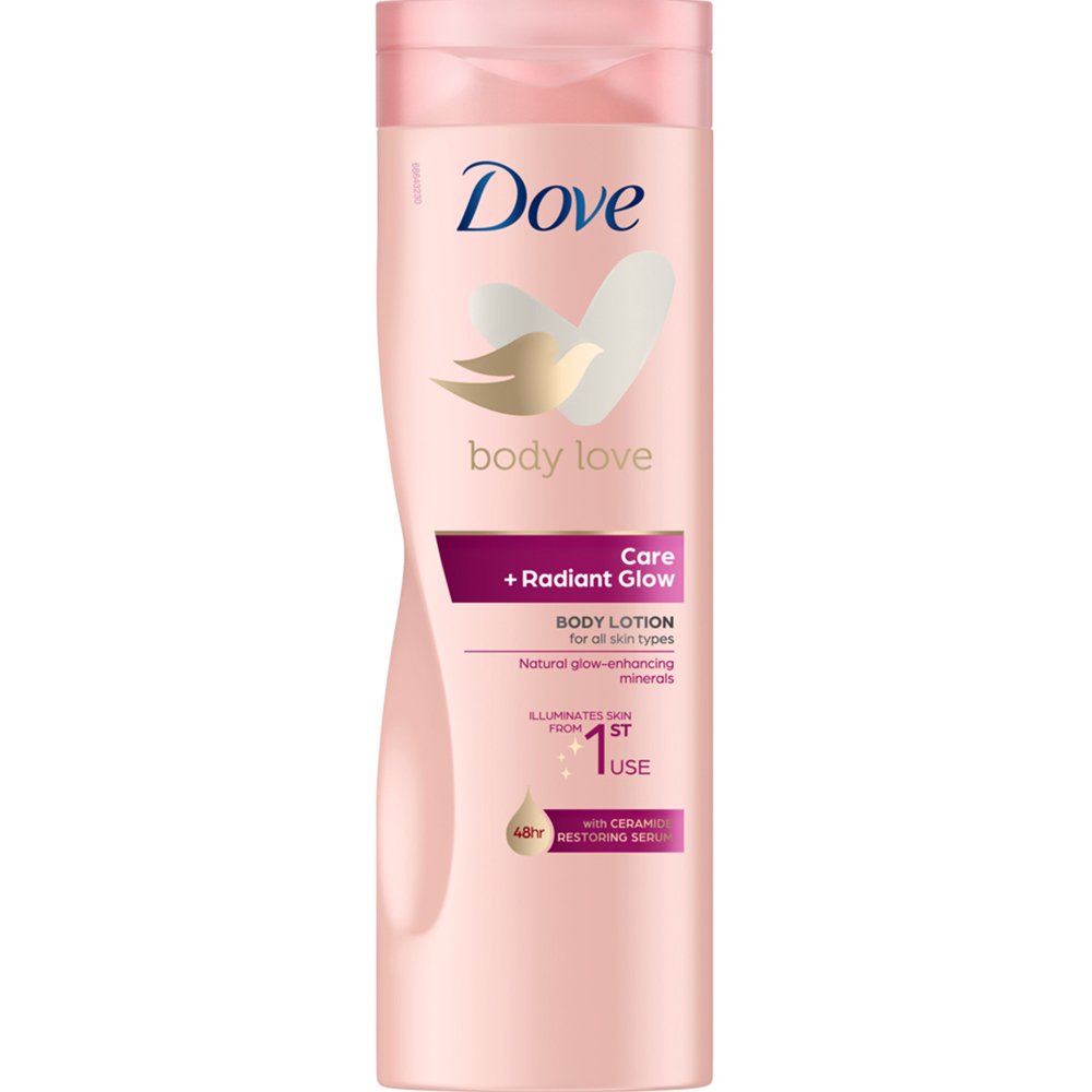 Dove Body Love Care + Radiant Glow Body Lotion Ενυδατικό Γαλάκτωμα Σώματος για Θρέψη σε Βάθος & Απαλή Επιδερμίδα 400ml