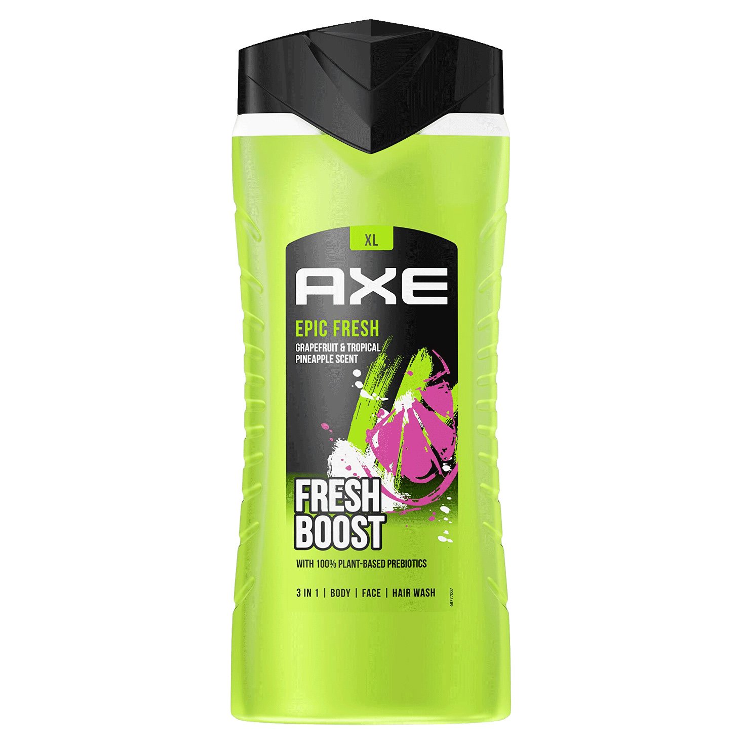 Axe Epic Fresh Boost Shower Gel for Hair, Face & Body Ανδρικό Αφρόλουτρο για Μαλλιά, Πρόσωπο, Σώμα με Άρωμα Grapefruit & Τροπικό Ανανά 400ml
