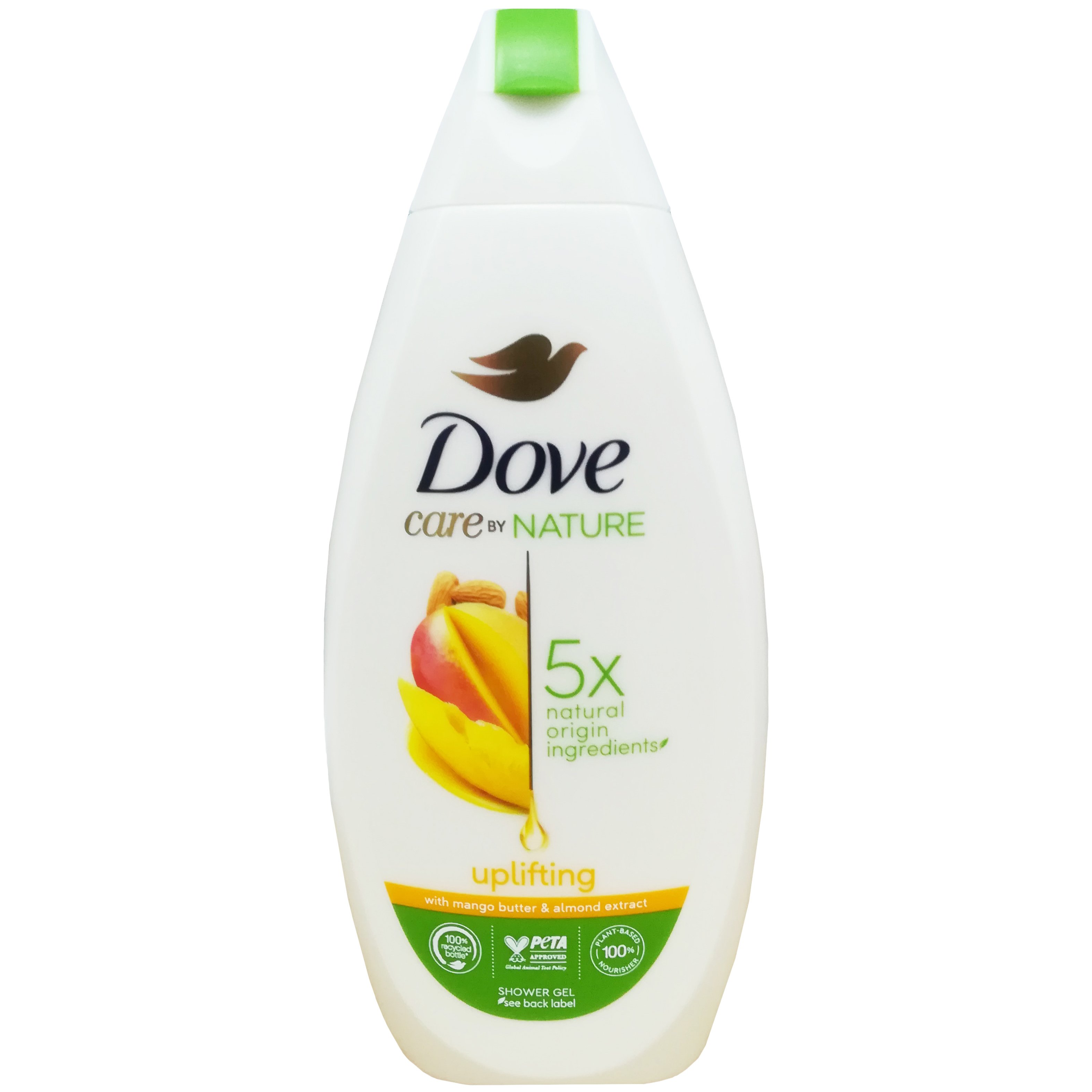 Dove Care by Nature Uplifting Shower Gel Αφρόλουτρο Gel με Άρωμα Μάνγκο & Εκχύλισμα Αμυγδάλου 400ml