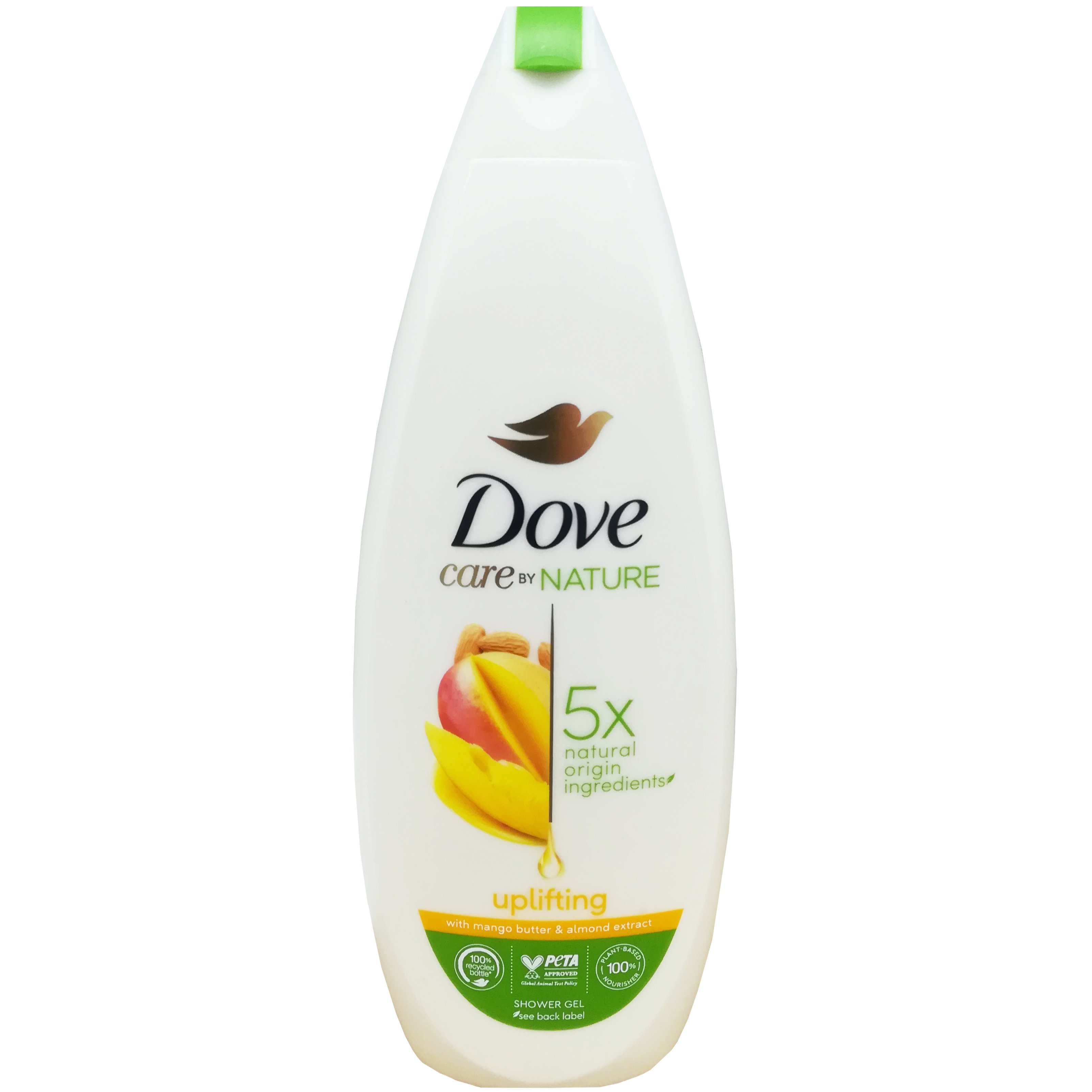 Dove Care by Nature Uplifting Shower Gel Αφρόλουτρο Gel με Άρωμα Μάνγκο & Εκχύλισμα Αμυγδάλου 600ml