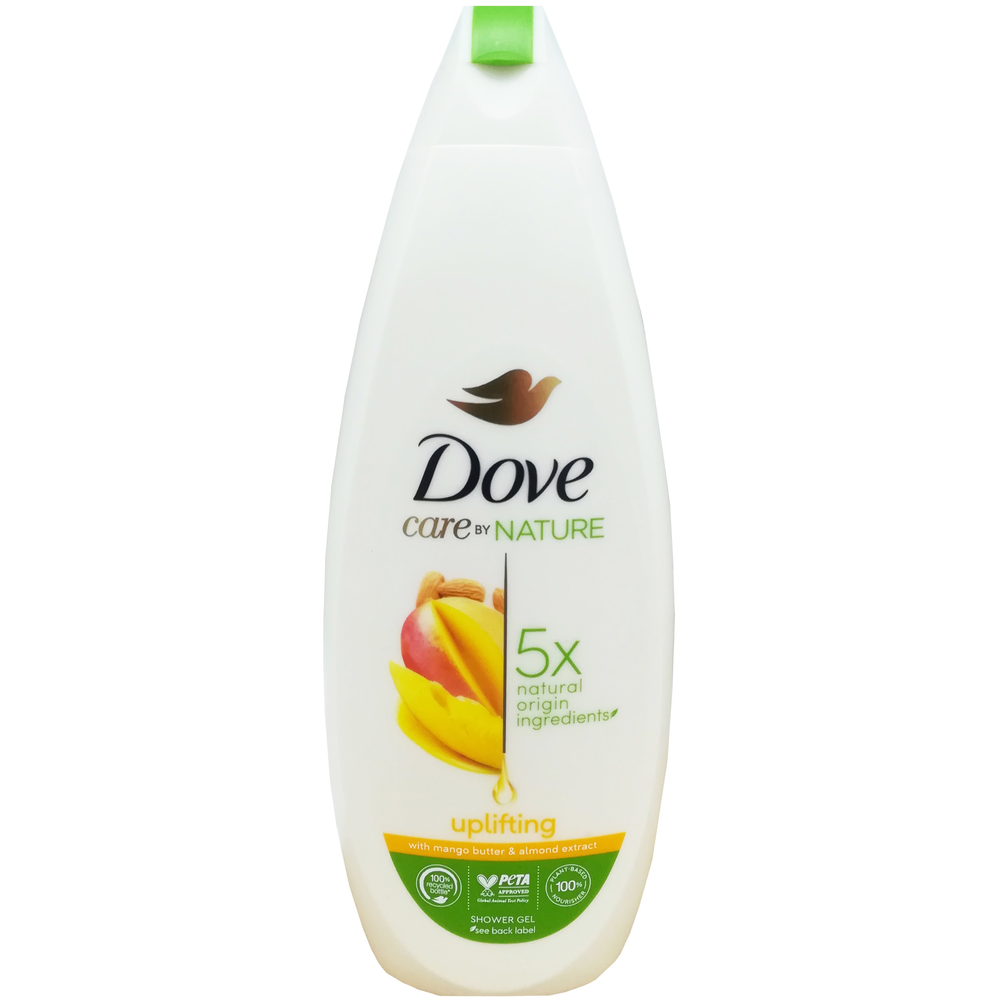 Dove Care by Nature Uplifting Shower Gel Αφρόλουτρο Gel με Άρωμα Μάνγκο & Εκχύλισμα Αμυγδάλου 600ml