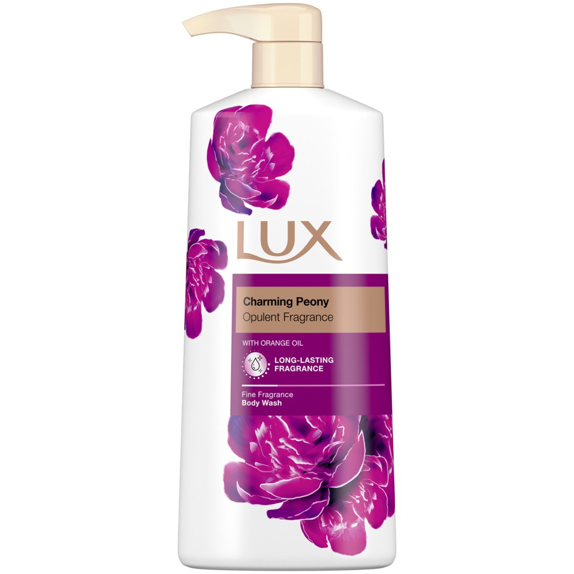 Lux Charming Peony Opulent Fragrance Body Wash Αφρόλουτρο με Μεθυστικό Άρωμα από Έλαιο Πορτοκαλιού 600ml