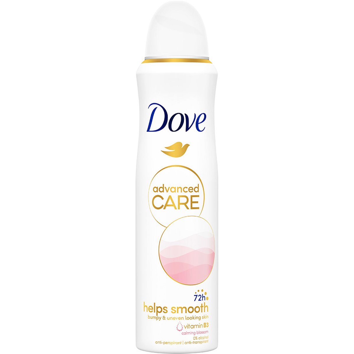 Dove Advanced Care Calming Blossom 72h Anti-Perspirant Spray Γυναικείο Αποσμητικό Spray για 72ωρη Προστασία από τον Ιδρώτα που Χαρίζει Λεία Όψη στην Επιδερμίδα με Άρωμα Λουλουδιών 150ml