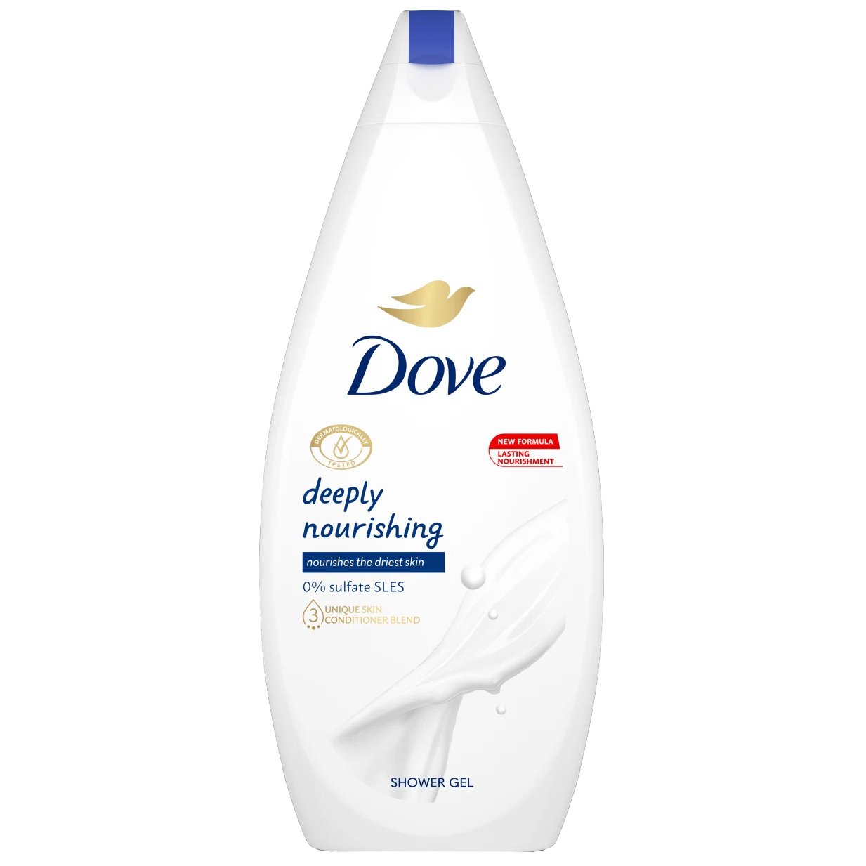 Dove Deeply Nourishing Shower Gel Ενυδατικό Αφρόλουτρο Εντατικής Θρέψης με Φρέσκο Άρωμα 720ml