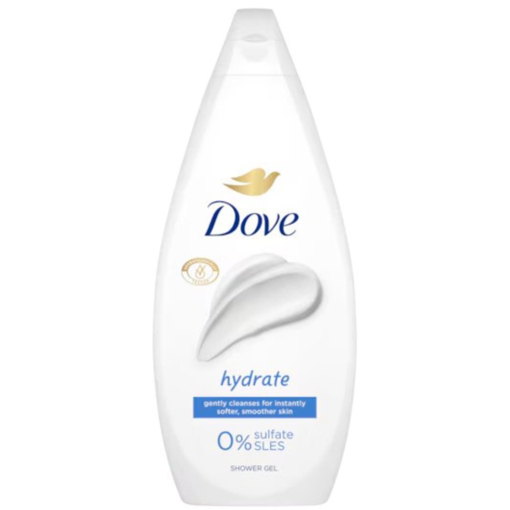 Dove Hydrate Shower Gel Ενυδατικό & Ήπιο Αφρόλουτρο για Λεία Επιδερμίδα με Απαλό Άρωμα 720ml
