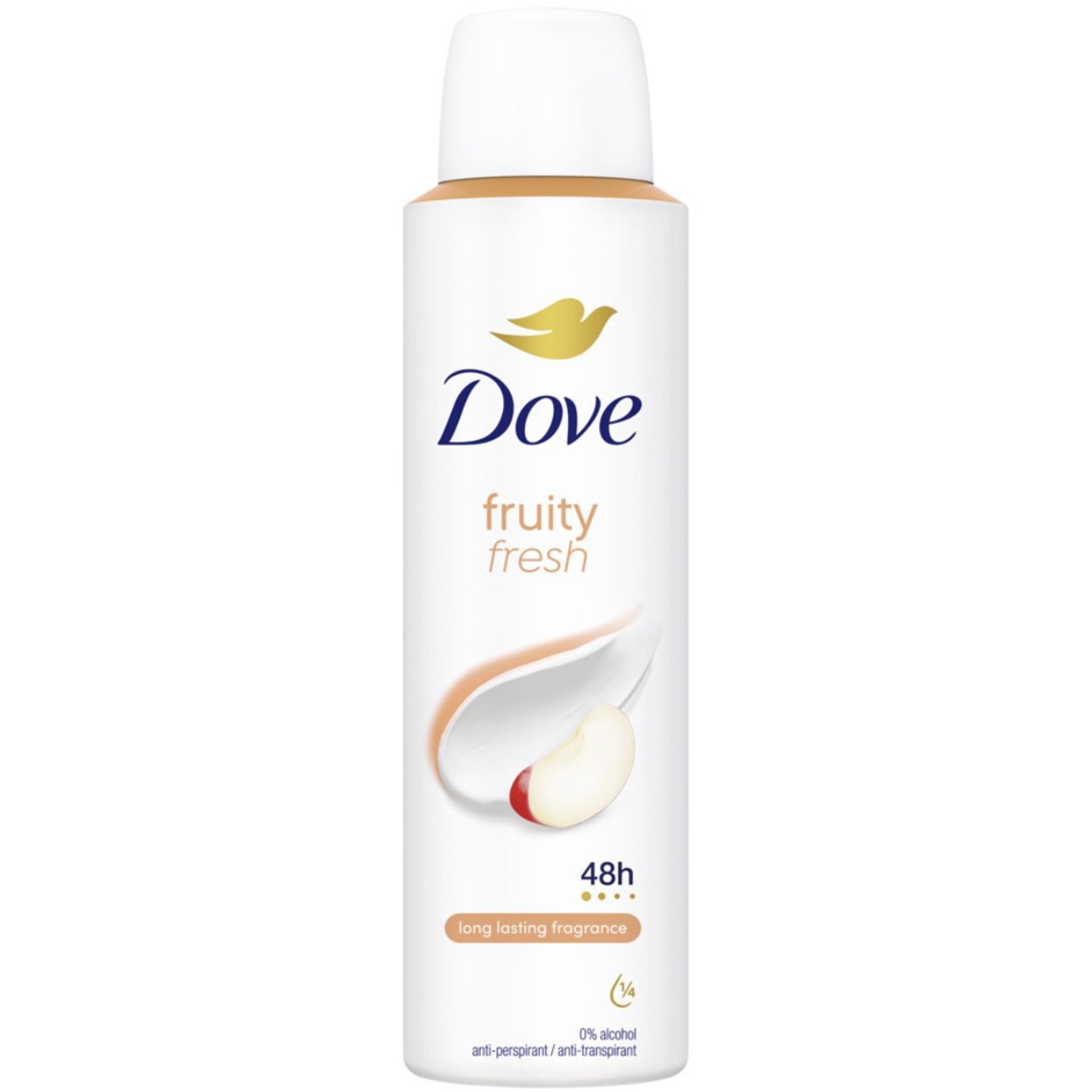 Dove Fruity Fresh  48h Anti-Perspirant Spray Αποσμητικό Spray για 48ωρη Προστασία με Άρωμα Μήλου 150ml