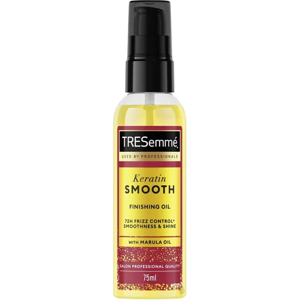TRESemme TRESemme Keratin Smooth Finishing Oil Ξηρό Λάδι Μαλλιών με Κερατίνη για Απαλότητα, Λάμψη & Έλεγχο του Φριζαρίσματος έως & 72 Ώρες με Έλαιο Marula 75ml