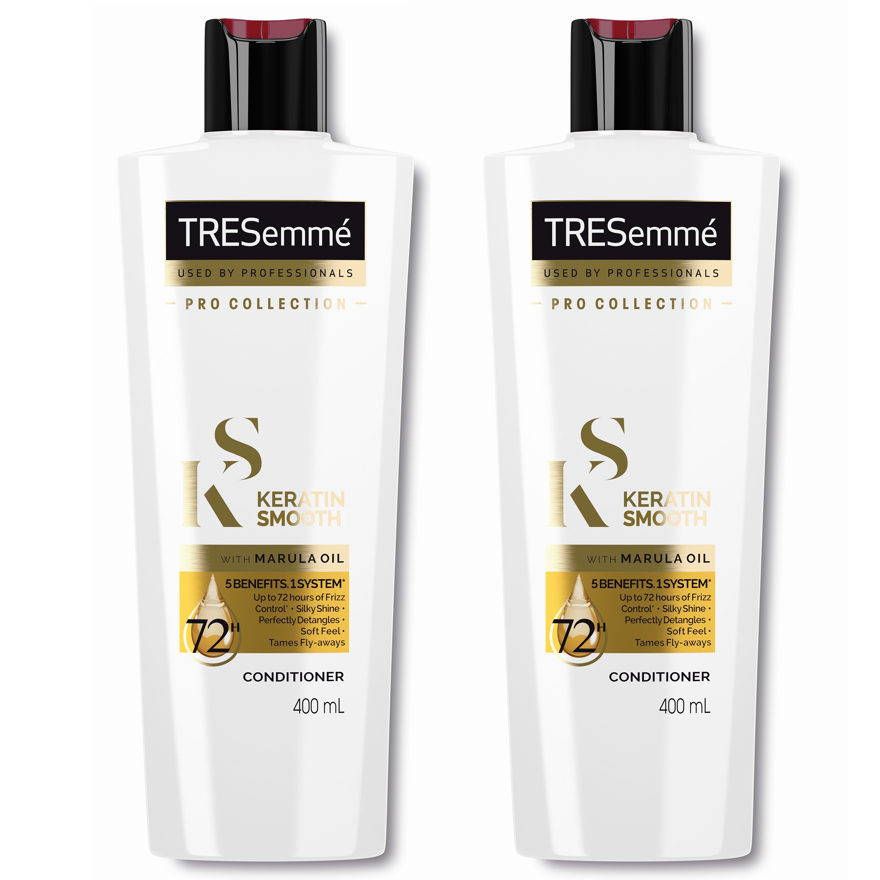 TRESemme Πακέτο Προσφοράς Keratin Smooth Conditioner Κρέμα Μαλλιών με Κερατίνη για Απαλά, Λαμπερά & Λεία Μαλλιά 2x400ml 1+1 Δώρο