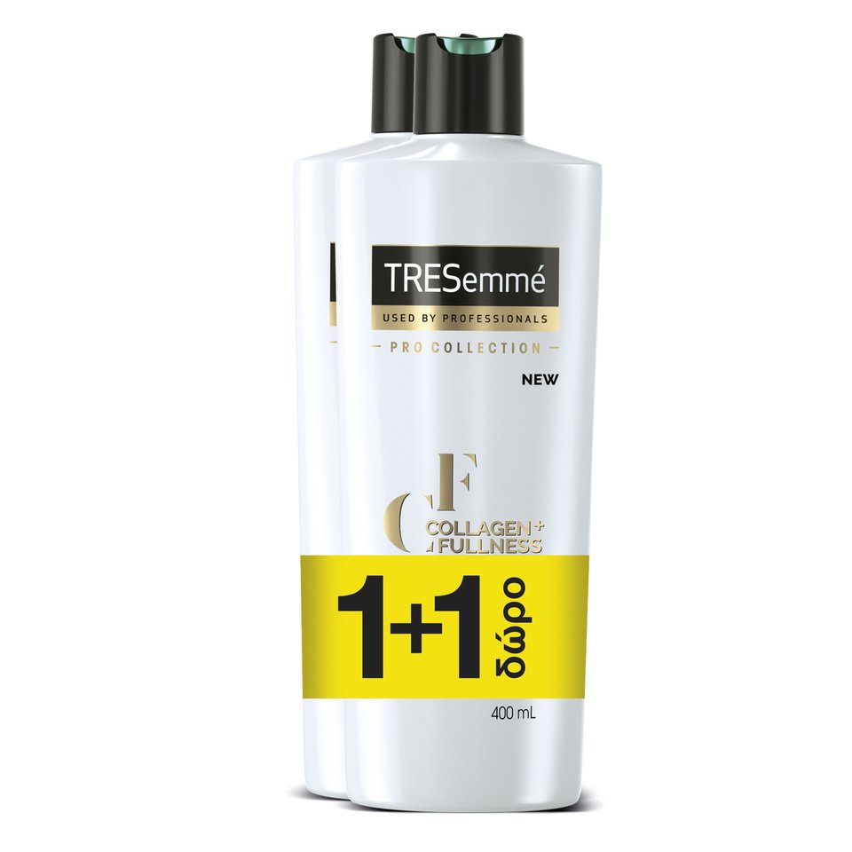 TRESemme Πακέτο Προσφοράς Collagen & Fullness Conditioner Κρέμα Μαλλιών με Κολλαγόνο για Όγκο στα Λεπτά Μαλλιά 2x400ml