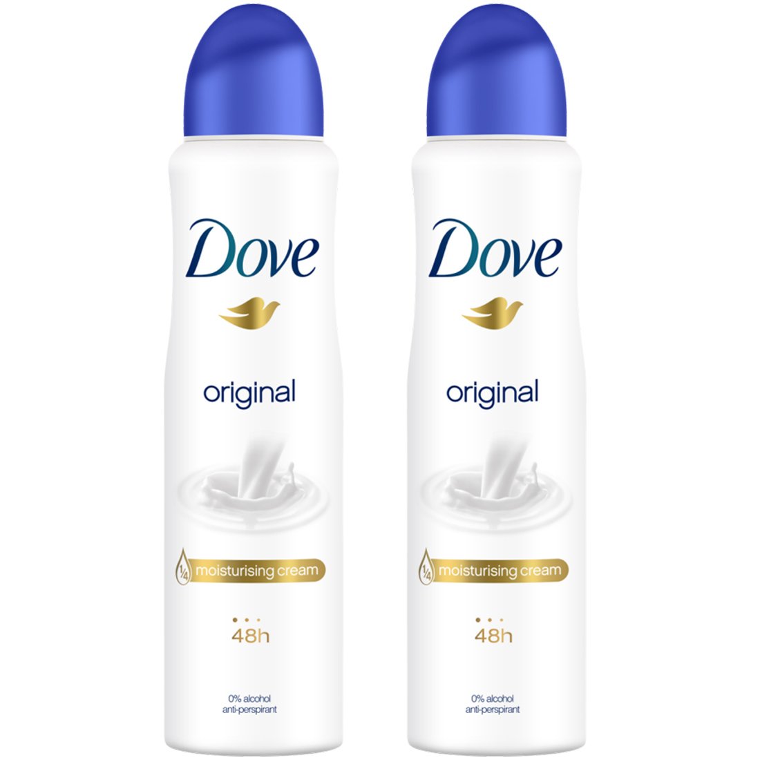 Dove Πακέτο Προσφοράς Αποσμητικό Spray Original 2 x150ml 1+1 Δώρο