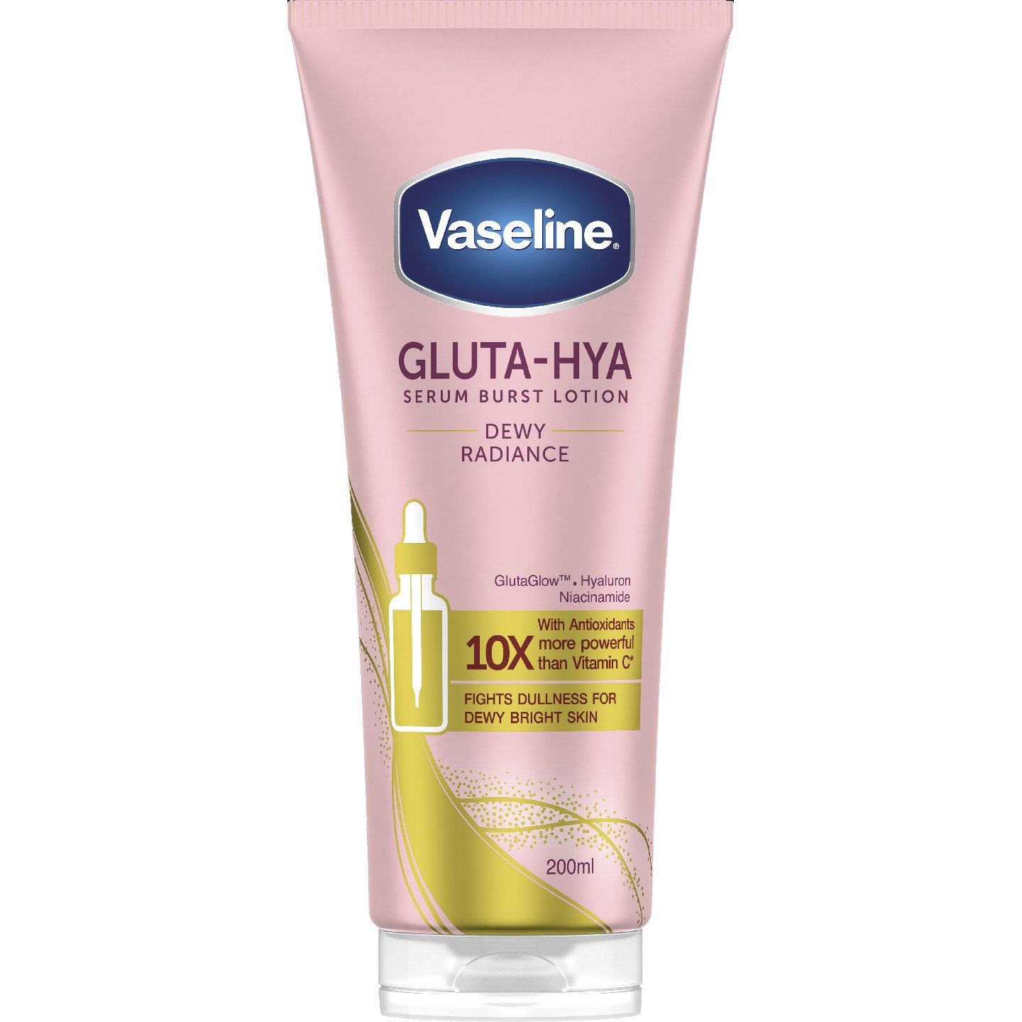 Vaseline Gluta-Hya Dewy Radiance Serum Burst Lotion Ενυδατικός Ορός Σώματος για Λάμψη & Απαλή, Βελούδινη Επιδερμίδα 200ml