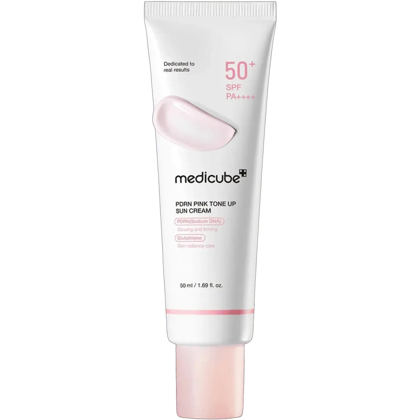 Medicube PDRN Ροζ Tone Up Sun Cream Αντηλιακή Κρέμα Προσώπου Πολύ Υψηλής Προστασίας με Αντιγηραντικές Ιδιότητες 50ml