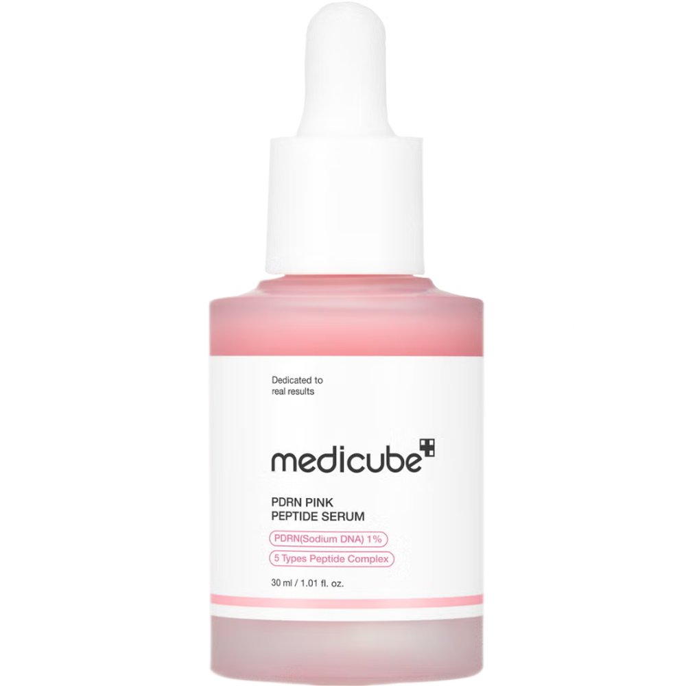 Medicube PDRN Pink Peptide Serum Αντιγηραντικός Ορός Προσώπου με Πεπτίδια & DNA Σολωμού 30ml